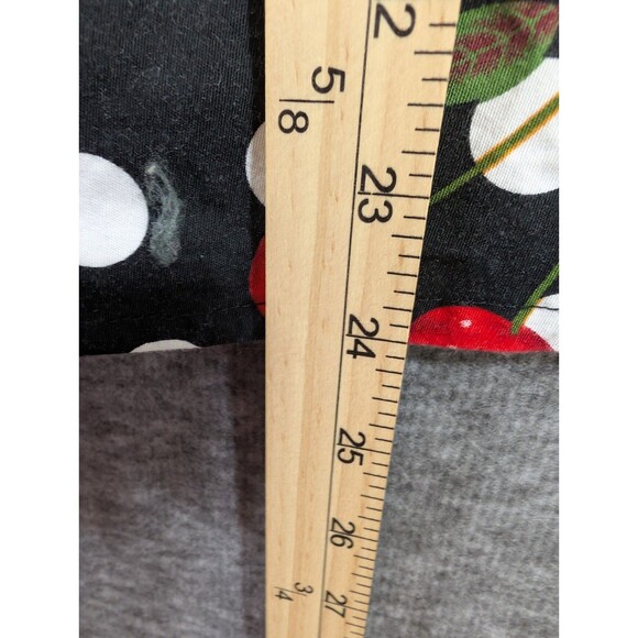 FANCYQUBE Polka Dot Cherry Print Skirt Zipper Detail Women's Feminime - Picture 8 of 16